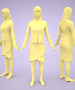 3D-PEOPLE-japanese-woman-model