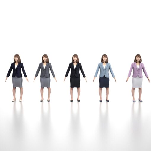 3D-PEOPLE-asian-business-apose-female