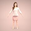 animation-3Dmodel-Human-asian-casual