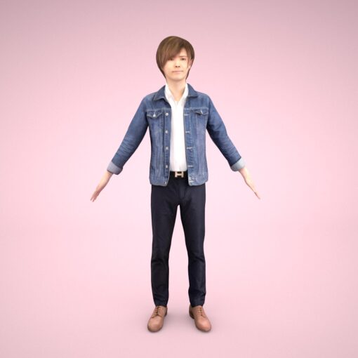 animation-3Dmodel-People-japan-casual