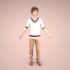 animation-3Dmodel-Human-asian-casual-youngman