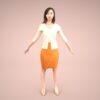 mixamo-animation-3Dmodel-Human-asian-casual