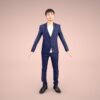 FBX-animation-3Dmodel-Human-asian-casual