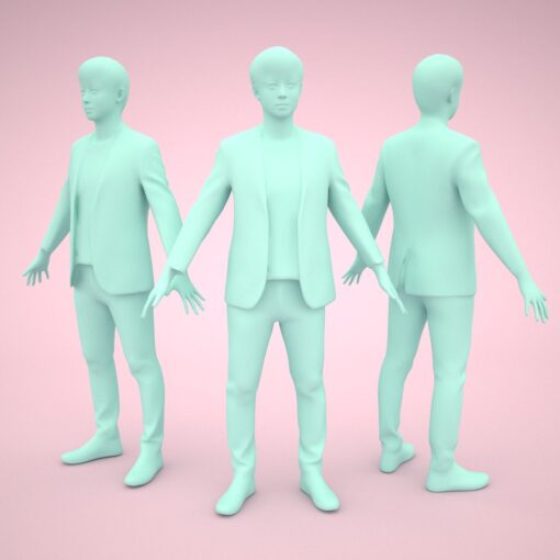 animation-3Dmodel-People-japan-casual
