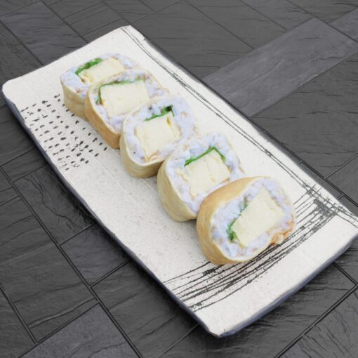 寿司フリー3Dモデル-いなり巻き寿司