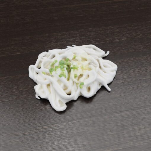 和食フリー3Dモデル-うどん麺
