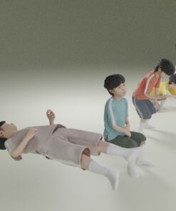 アニメーション男の子3Dモデル素材