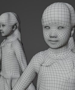 女の子3Dモデル