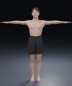 無料男性3Dモデル日本人