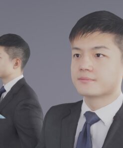 ビジネス男性日本人の3Dモデル素材